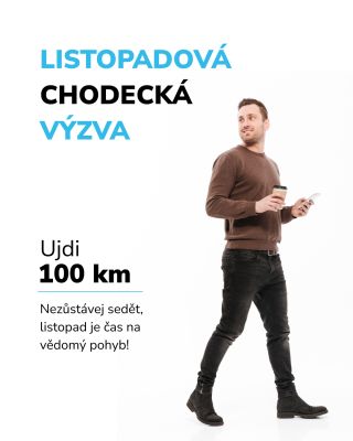 🍂 Listopadová výzva: Ujdi 100 km za měsíc! 📅 Trvání: 1. listopad – 30. listopad 🎯 Cíl: Ujít celkem 100 kilometrů 📊 Denní...