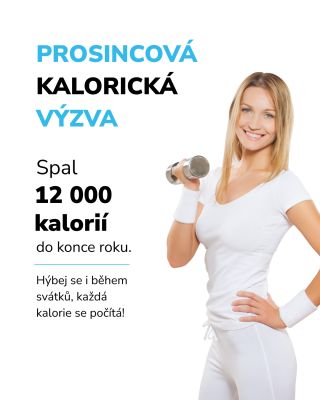 🎄 PROSINCOVÁ VÝZVA: Spal 12 000 kalorií do konce roku! 📅 Trvání: 1. prosinec – 31. prosinec 🎯 Cíl: Spálit 12 000 aktivních...