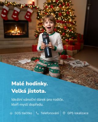 Dárek, který potěší děti i rodiče. Carneo GuardKid+ 4G je malý pomocník s obrovskou hodnotou – bezpečí a klidem každý den....