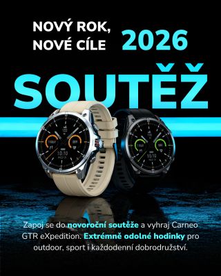 🔥 Soutěž o Carneo GTR eXpedition! 🔥 Šťastný nový rok 2026! 🎉 Začni ho naplno a zapoj se do naší novoroční soutěže o...